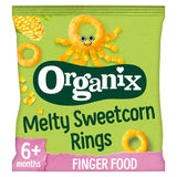 Organix Melty Sweetcorn Rings Organic Baby Finger Food Snack 20g GOODS Boots   