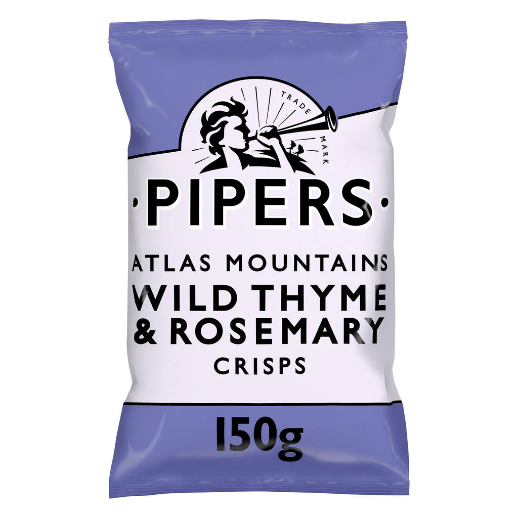 Pipers Atlas Mountains Wild Thyme & Rosemary Sharing Crisps 150g