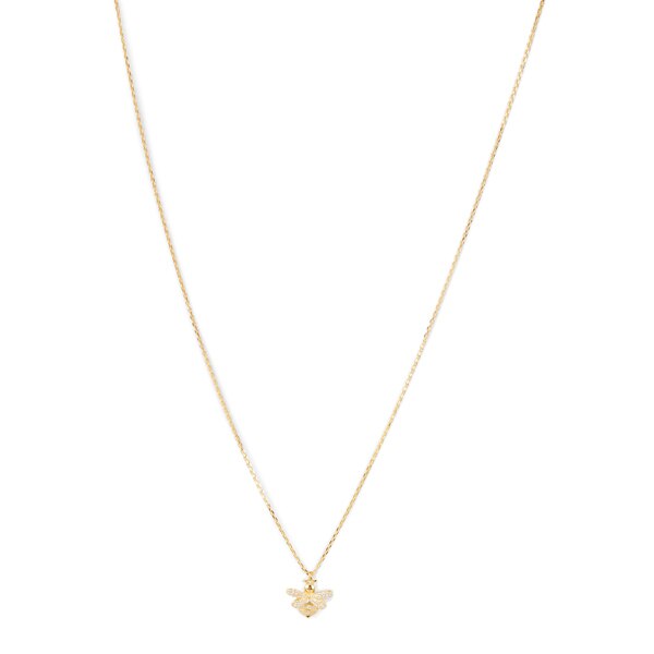 Superdrug Premium Gold Plated Sterling Silver Bee Necklace GOODS Superdrug   