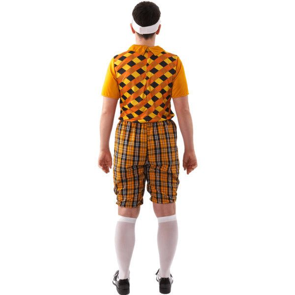 Orion Costumes Male Golfer Costume (Orange & Black) Standard GOODS Superdrug   