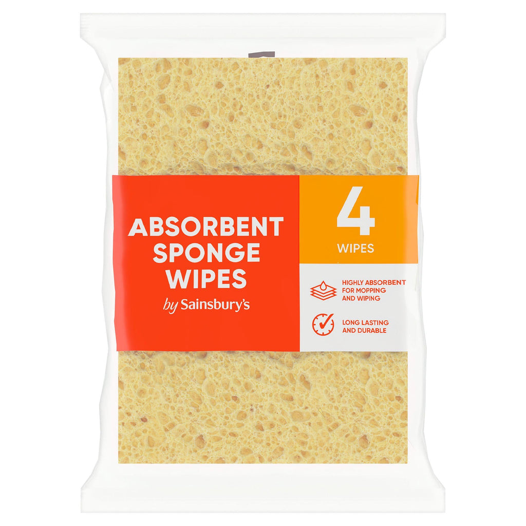 Sainsbury's Sponge Wipes x4