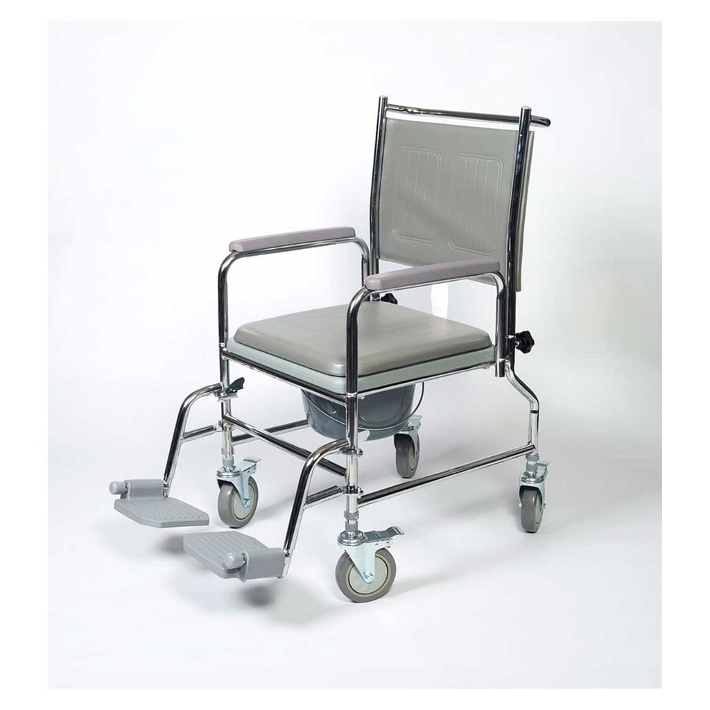 WheelAble Folding Shower Commode Chair 