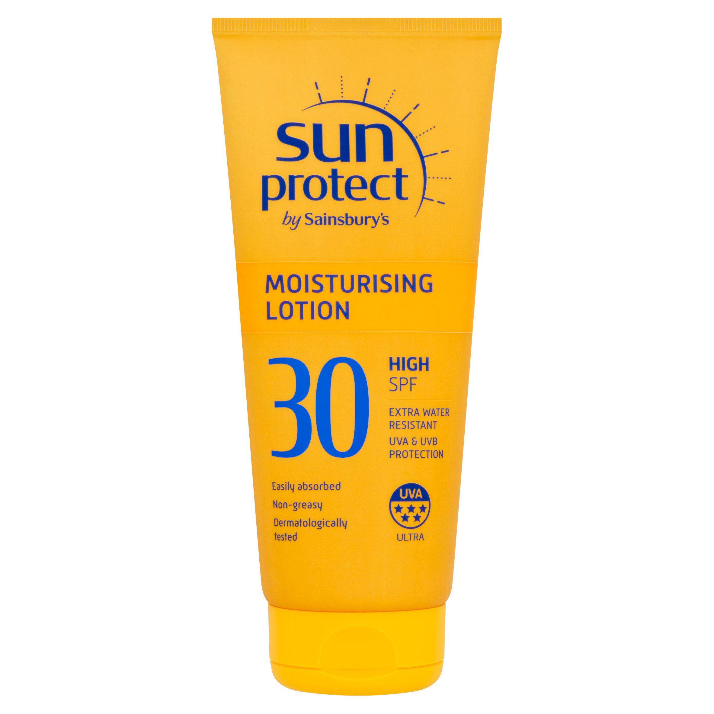 Sun Protect Moisturising Sun Lotion SPF30 200ml Sun cream Sainsburys   