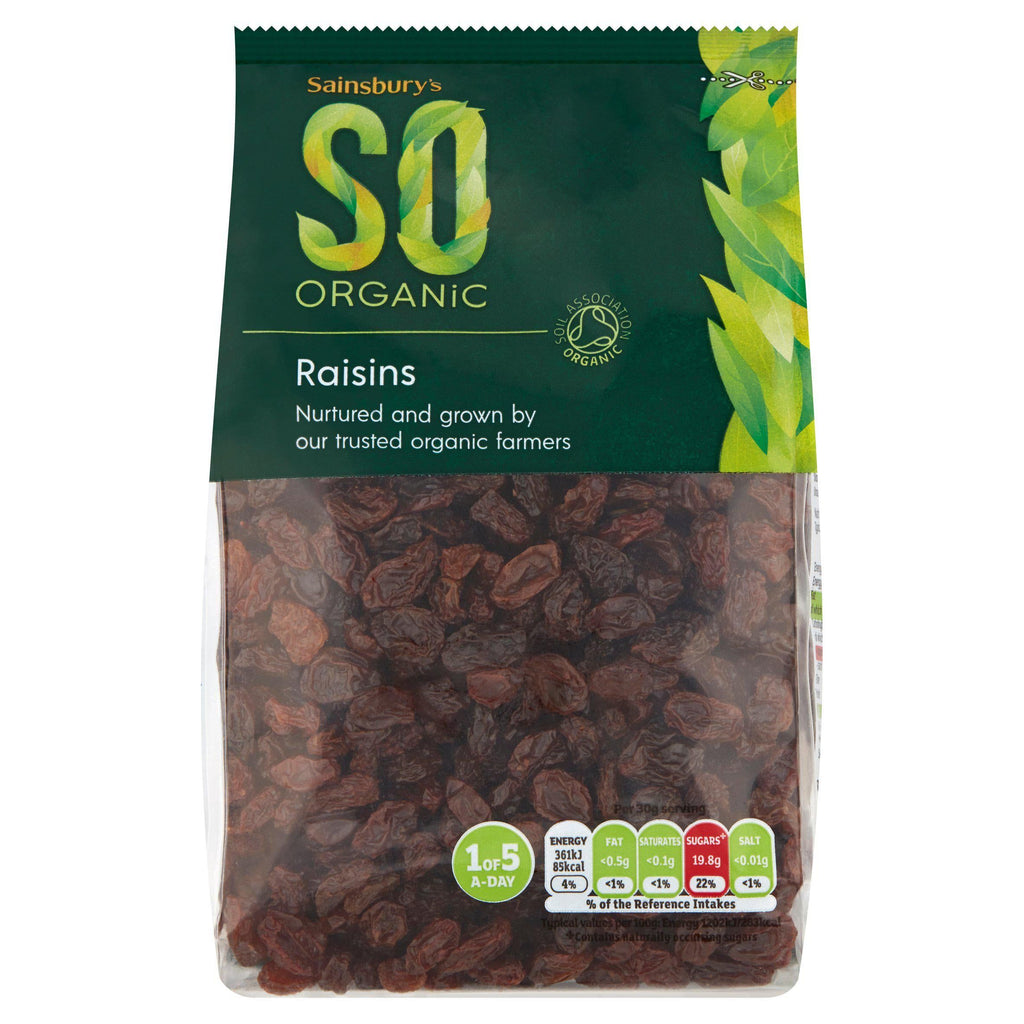 Sainsbury's Raisins, SO Organic 500g