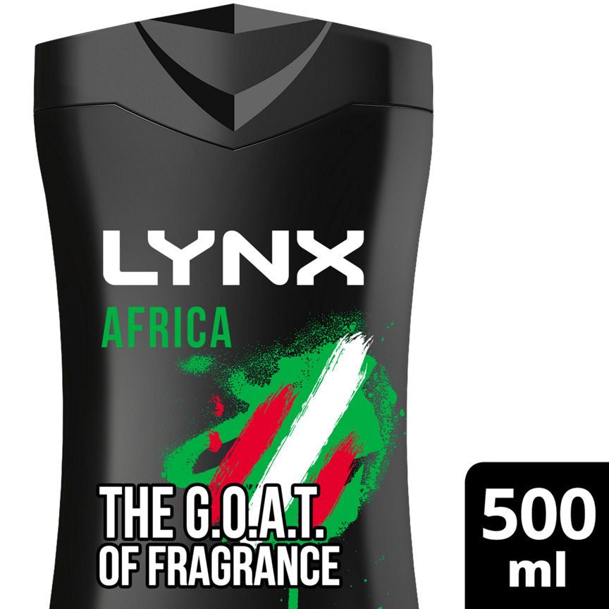 Lynx Shower Gel XXL Africa The G.O.A.T. Of Fragrance GOODS ASDA   