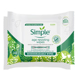 Simple Age Resisting Biodegradable Wipes 20 wipes GOODS ASDA   