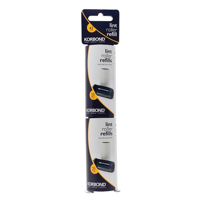 Korbond Lint Roller Refills   2 per pack