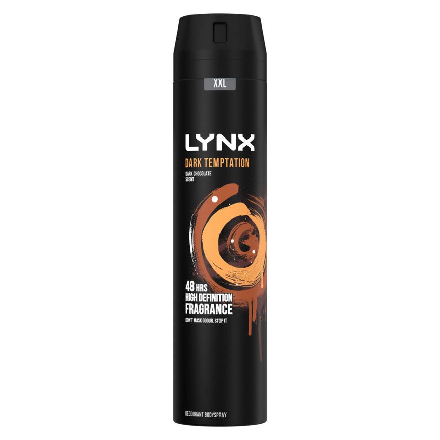 Lynx Dark Temptation Body Spray Deodorant For Men GOODS ASDA   