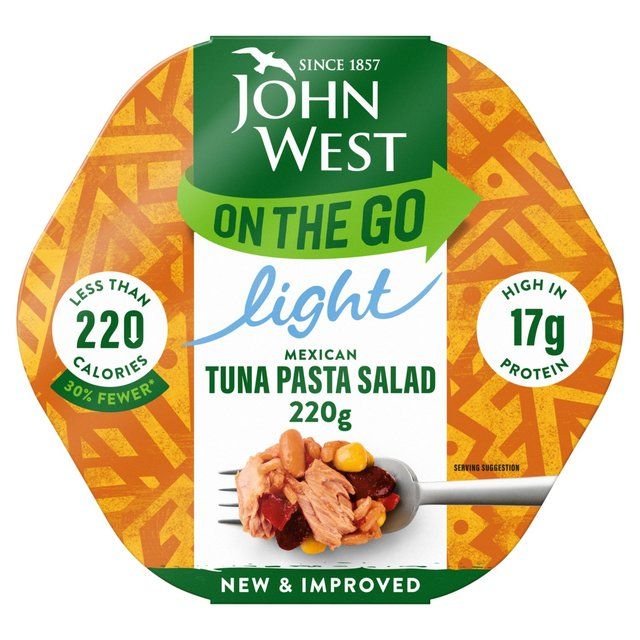 John West On The Go Mexican Tuna Pasta Salad Gluten Free   220g