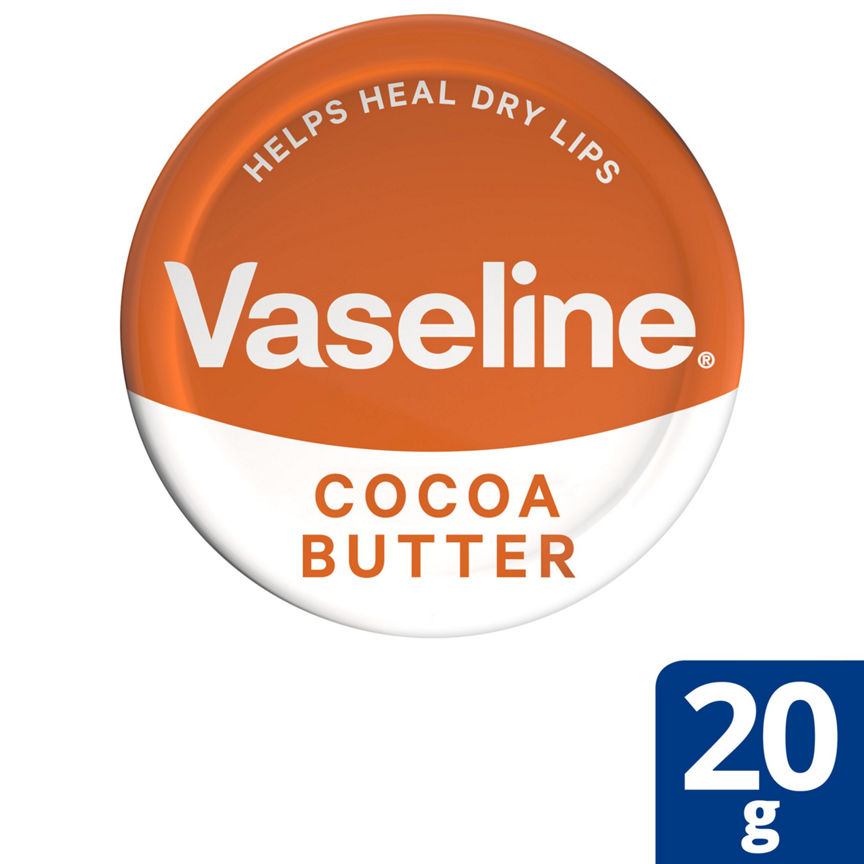 Vaseline Lip Therapy Cocoa Butter Lip Balm Tin GOODS ASDA   