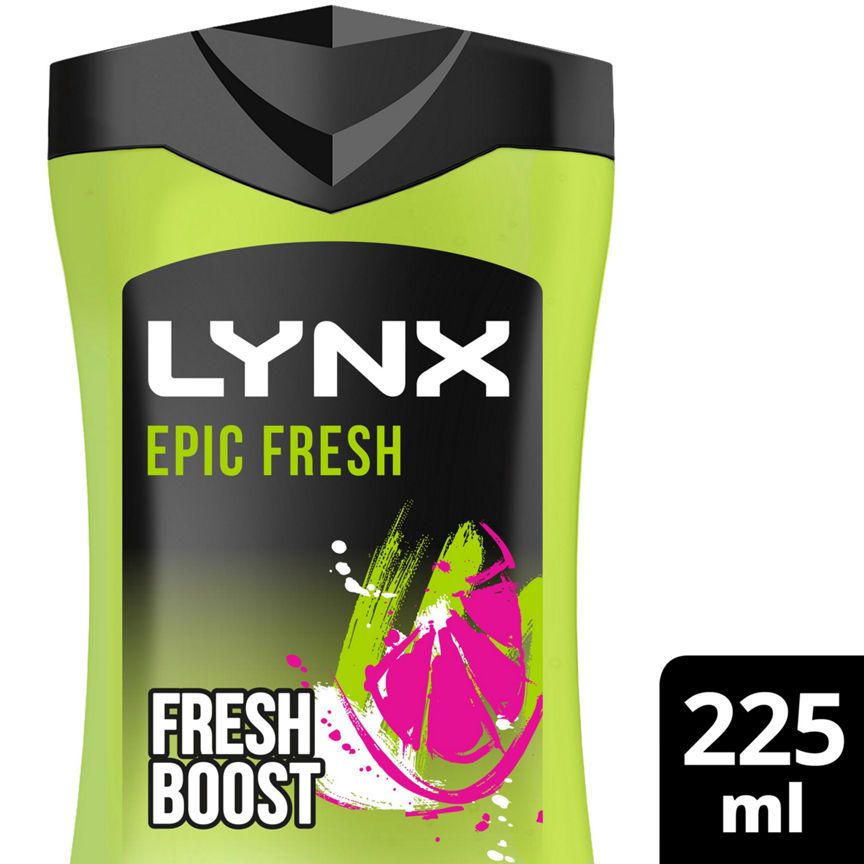 Lynx Epic Fresh Grapefruit & Tropical Pineapple Scent Shower Gel GOODS ASDA   