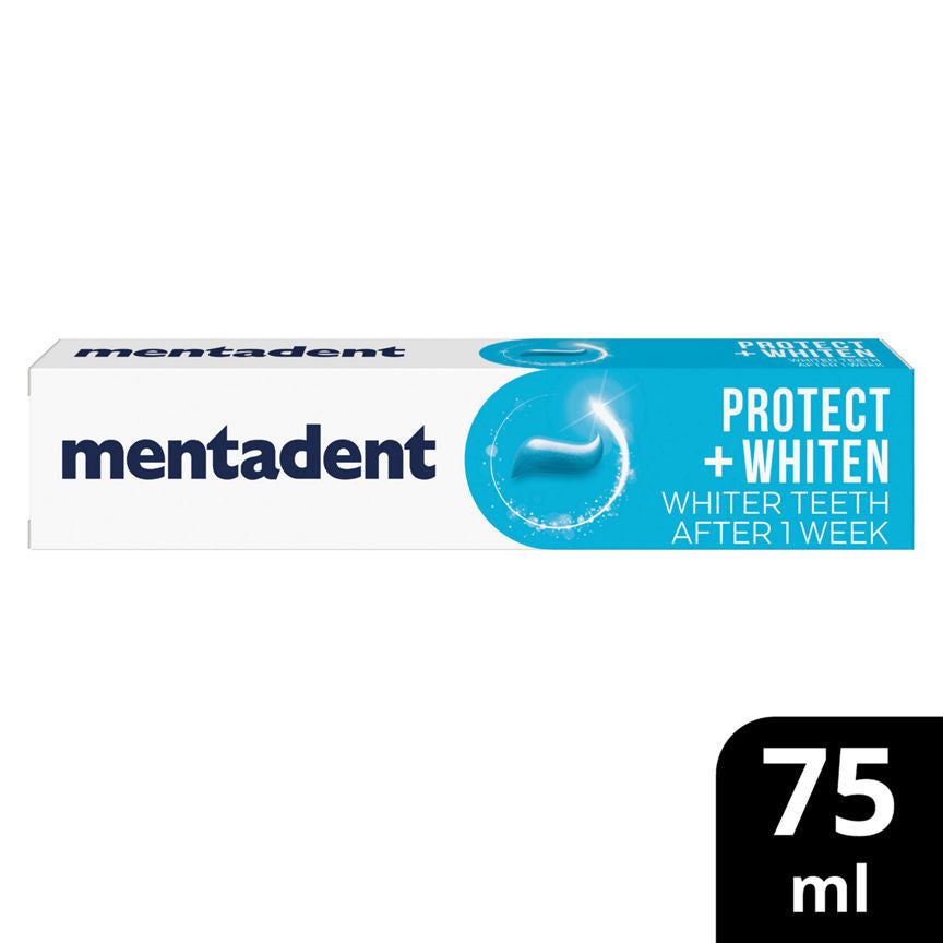 Mentadent Protect + Whiten Toothpaste 75ml