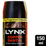 Lynx Fine Fragrance Collection Premium Deodorant Bodyspray Copper Santal 150 ml GOODS ASDA   