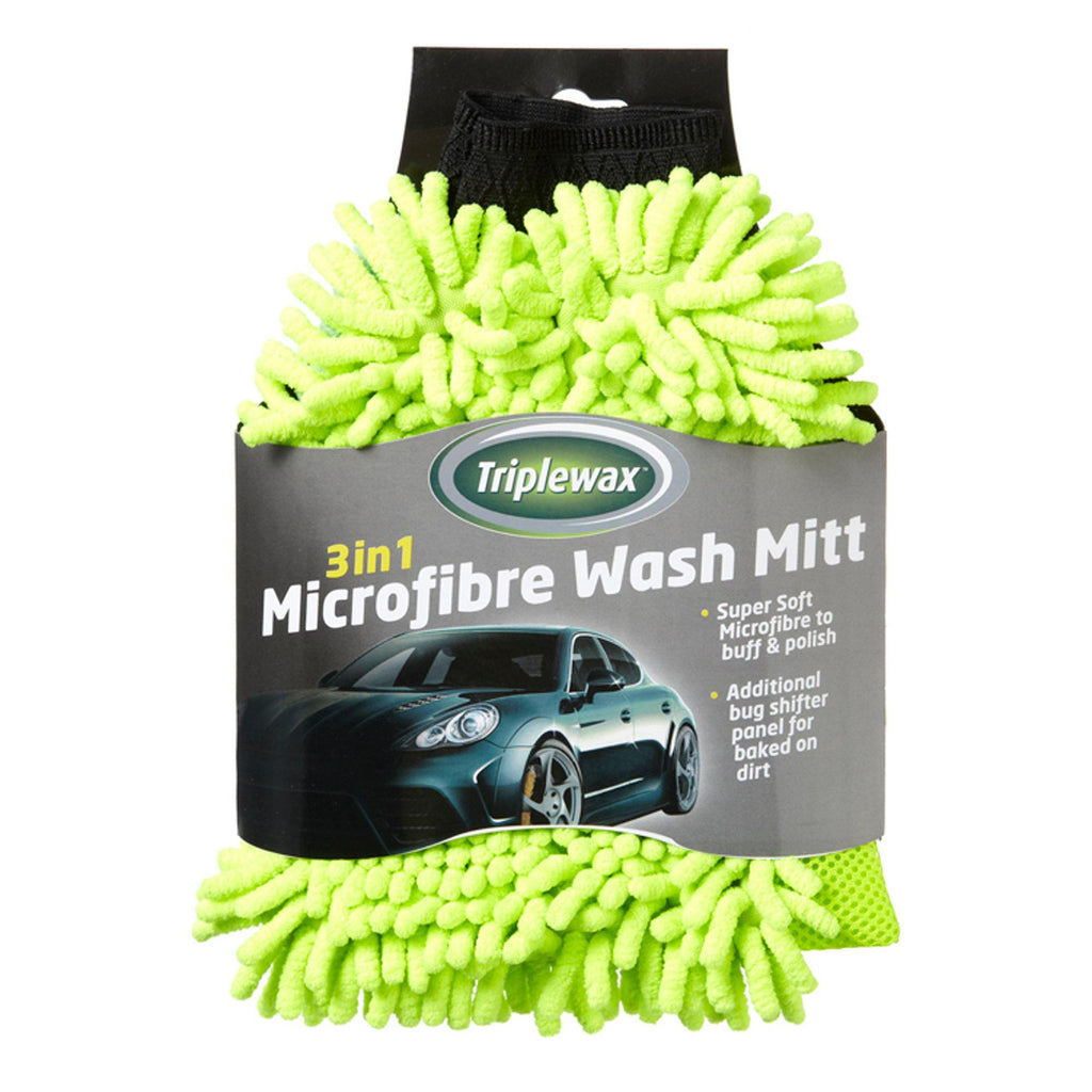 Triplewax 3in1 Microfibre Wash Mitt