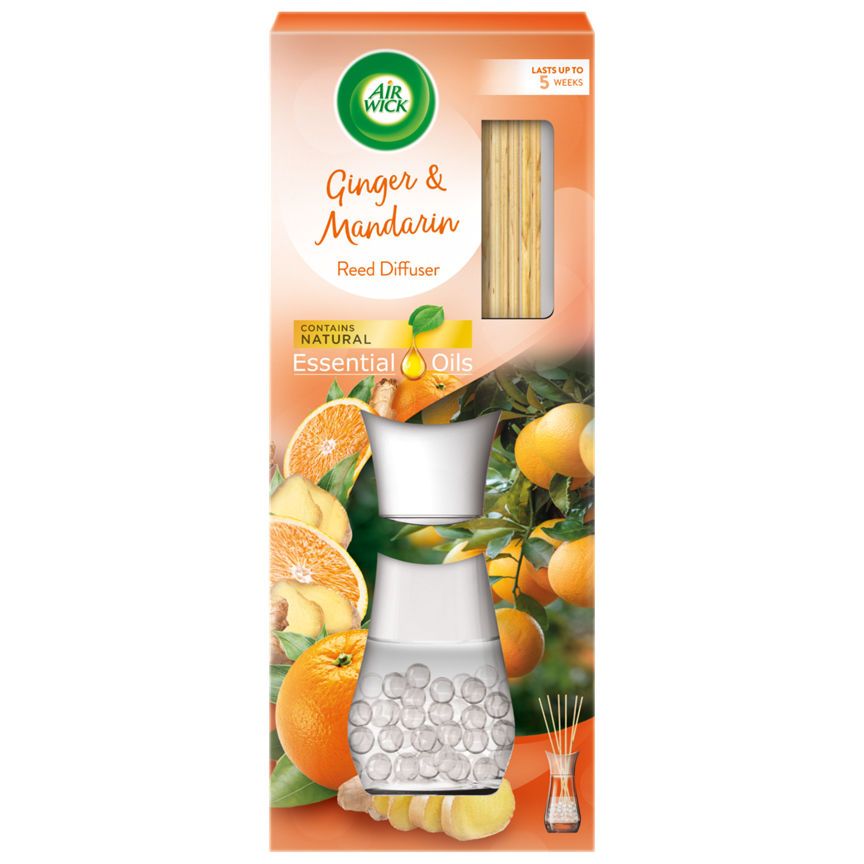 Air Wick Essential Oils Reed Diffuser Ginger and Mandarin