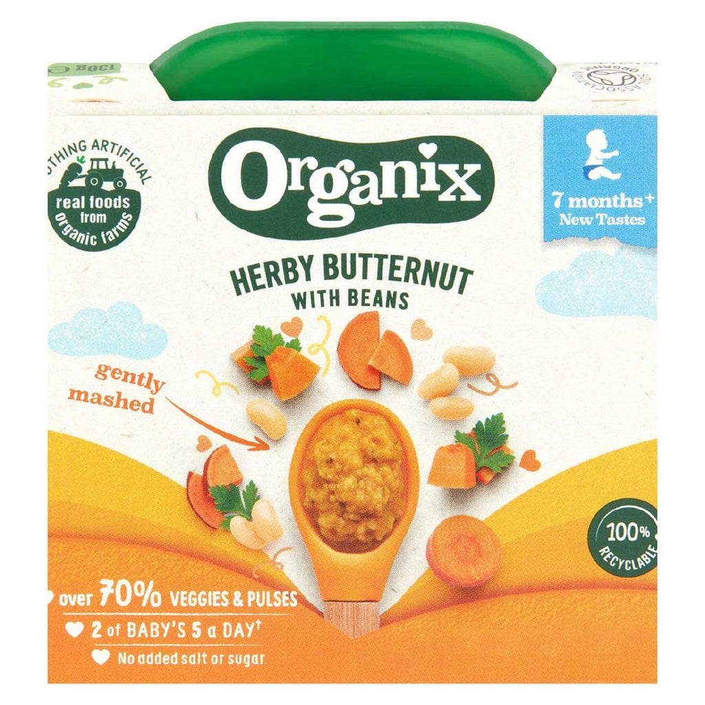 Organix Herby Butternut with Beans 130g