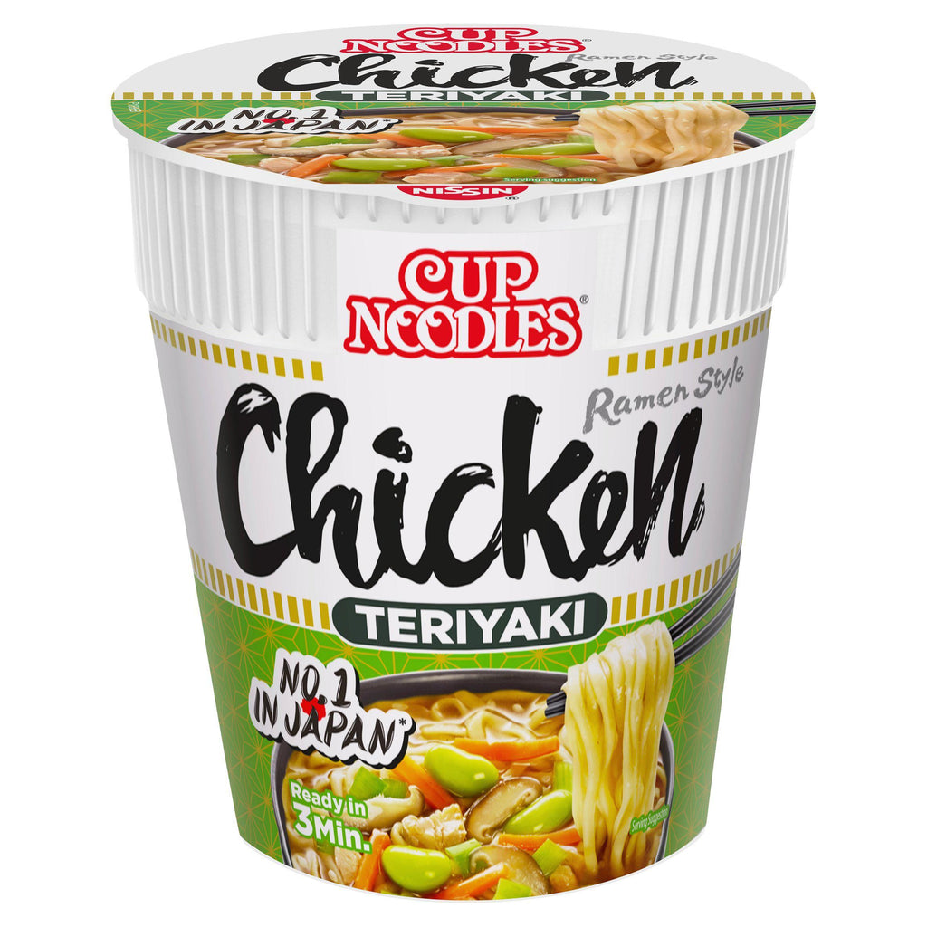 Nissin Cup Noodles Chicken Teriyaki Instant Ramen Style Pot 70g