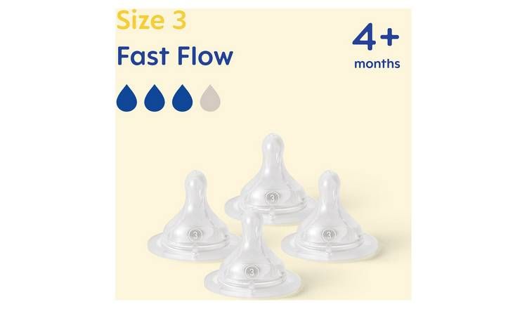 MAM Fast Flow Teats 4pack