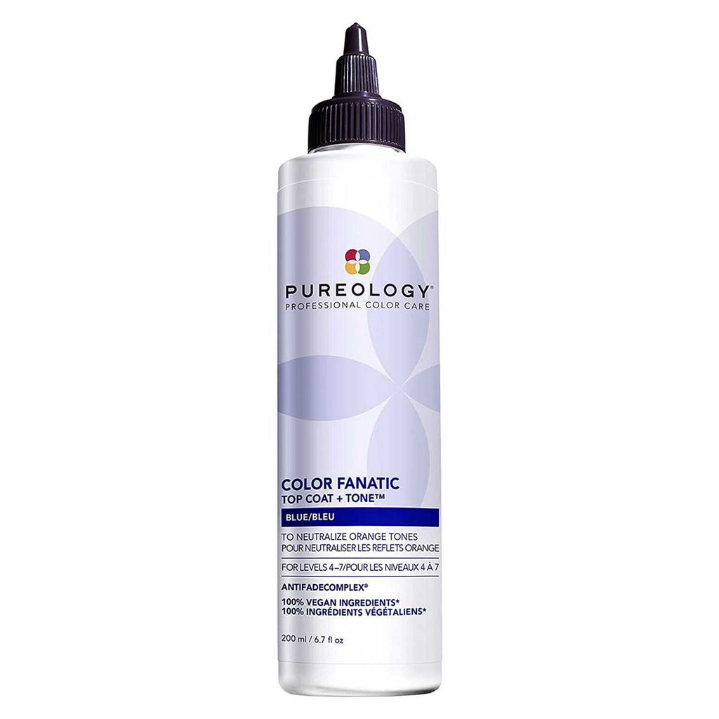 Pureology Color Fanatic Top Coat + Tone Blue Color Glaze Toner 200ml