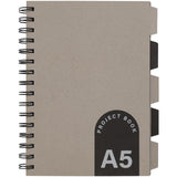 Sainsbury's Home Project Book Black/White/Grey A5 GOODS Sainsburys   