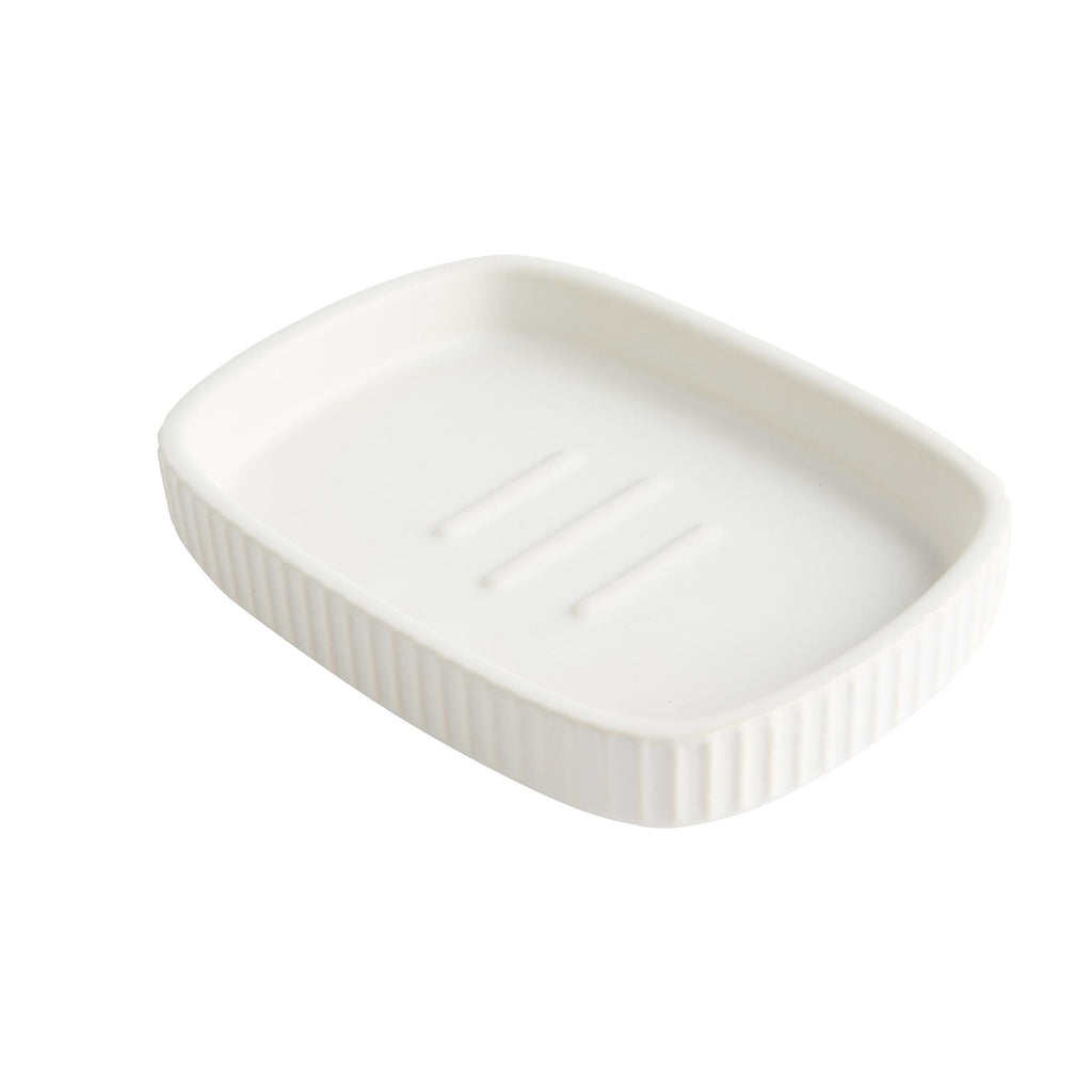 Sainsbury's Home Ribbed Soap Dish White