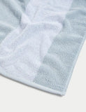 Pure Cotton Striped Towel Bathroom M&S   