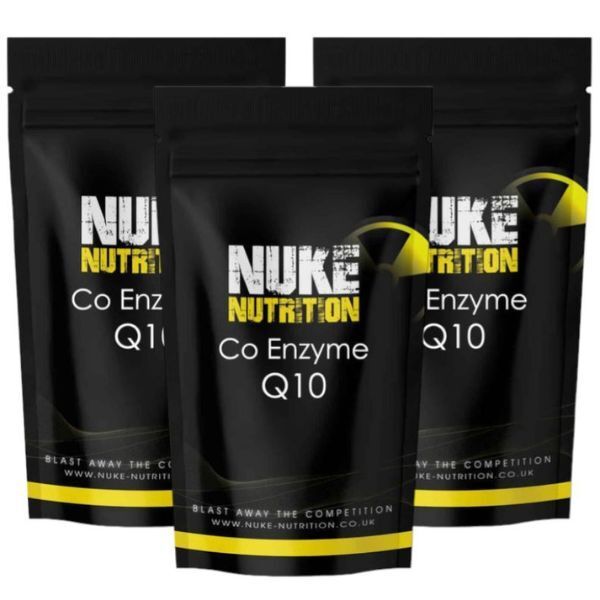 Nuke Nutrition Co Enzyme Q10 Capsules 100mg- 180ct