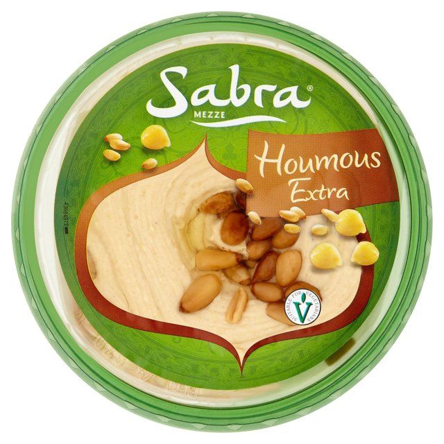 Sabra Authentic Houmous Extra with Pine Nuts   200g