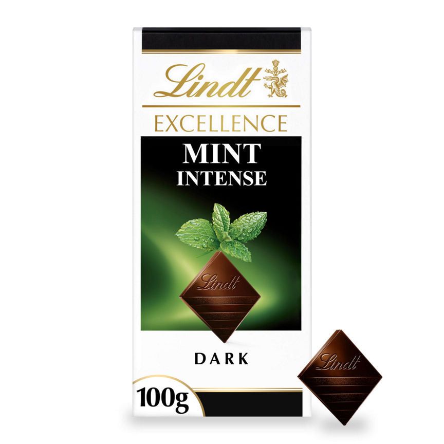 Lindt Excellence Dark Mint Chocolate Bar 100g ?