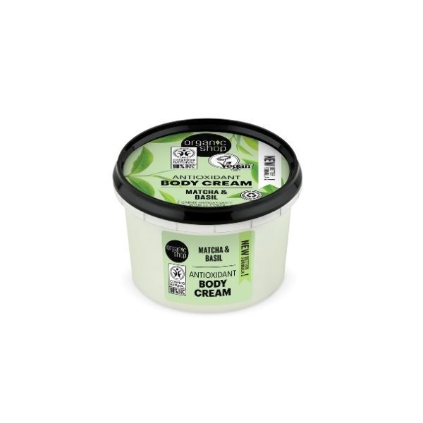 Organic Shop Antioxidant Body Cream Matcha & Basil 250ml GOODS Superdrug   