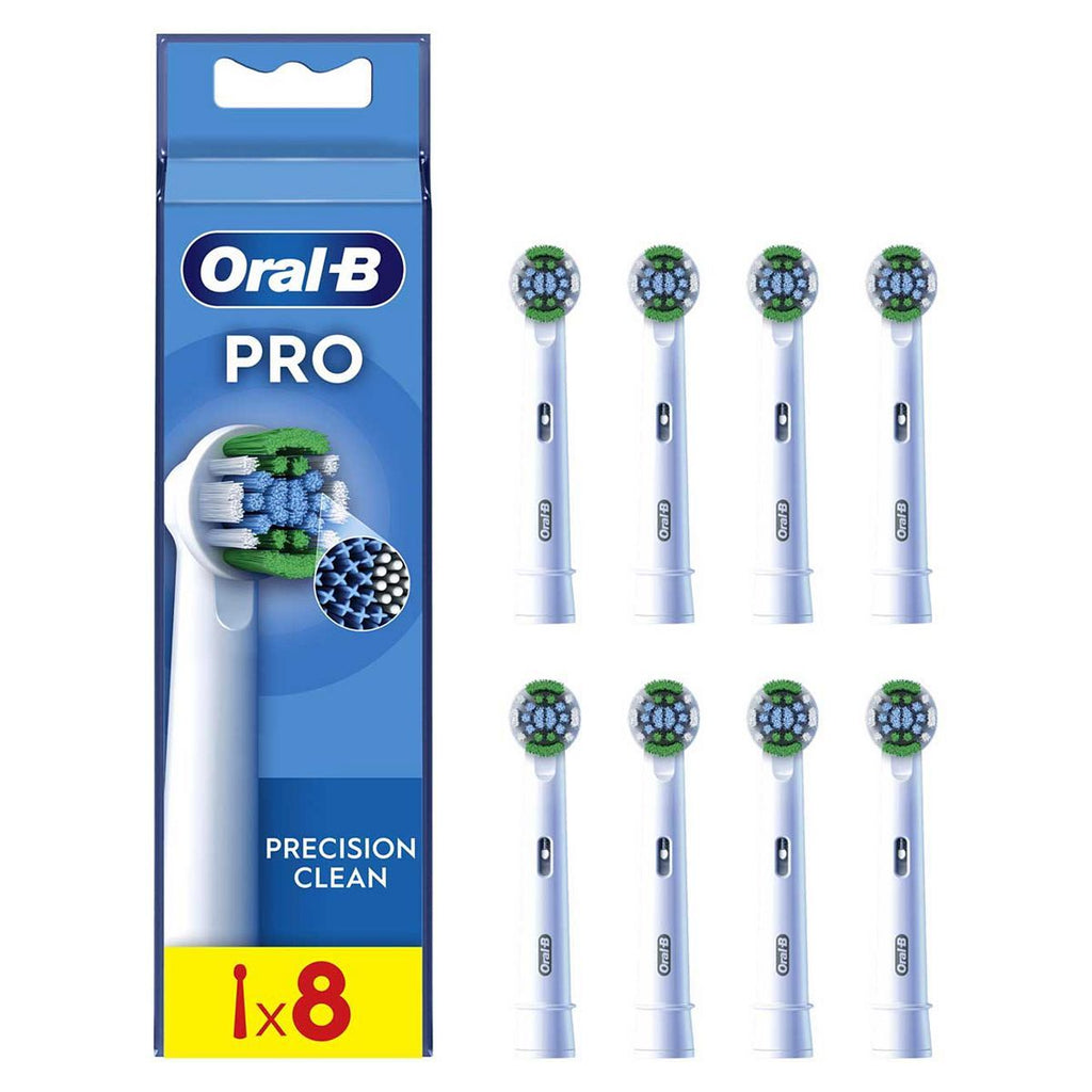 Oral-B Precision Clean Toothbrush Head with CleanMaximiser Technology, 8 Pack