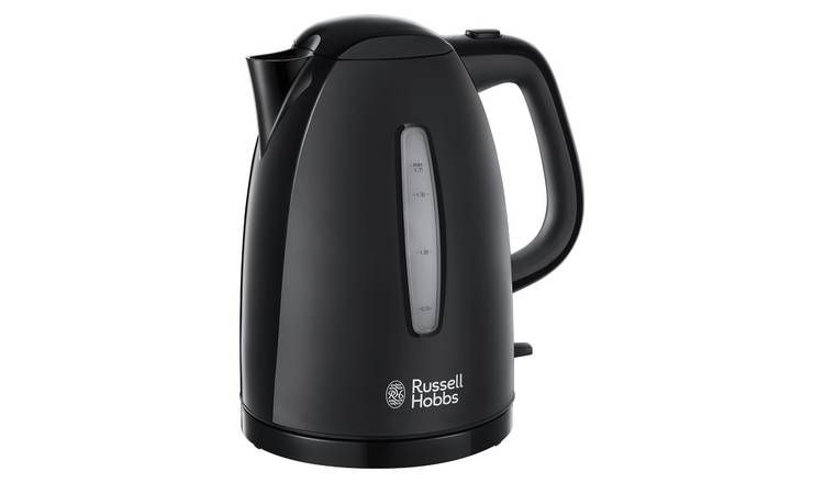 Russell Hobbs Textures Black Plastic Kettle 21271 GOODS Argos