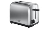 Russell Hobbs 2 Slice Brushed St/Steel Toaster 24081 GOODS Argos