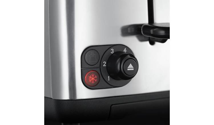 Russell Hobbs 2 Slice Brushed St/Steel Toaster 24081 GOODS Argos