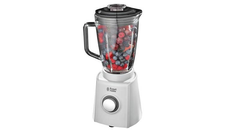 Russell Hobbs Go Create White 1.5L Glass Jug Blender 25970