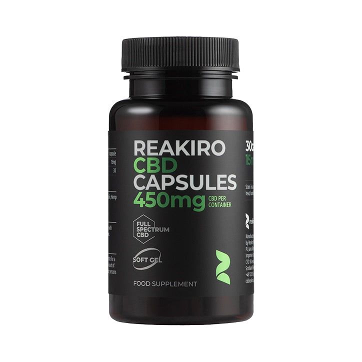 Reakiro CBD Gel 15mg 30 Capsules