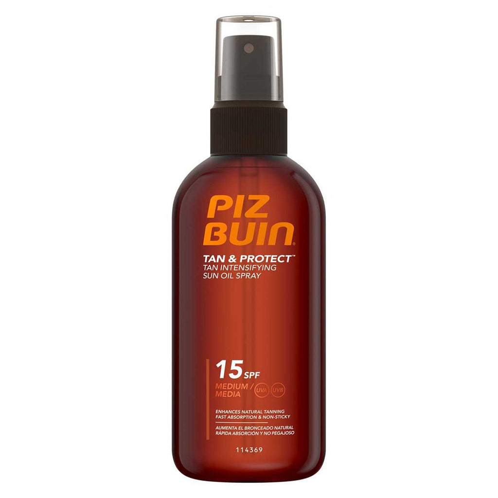 Piz Buin Tan & Protect Tan Intensifying Sun Oil Spray SPF15 150ml