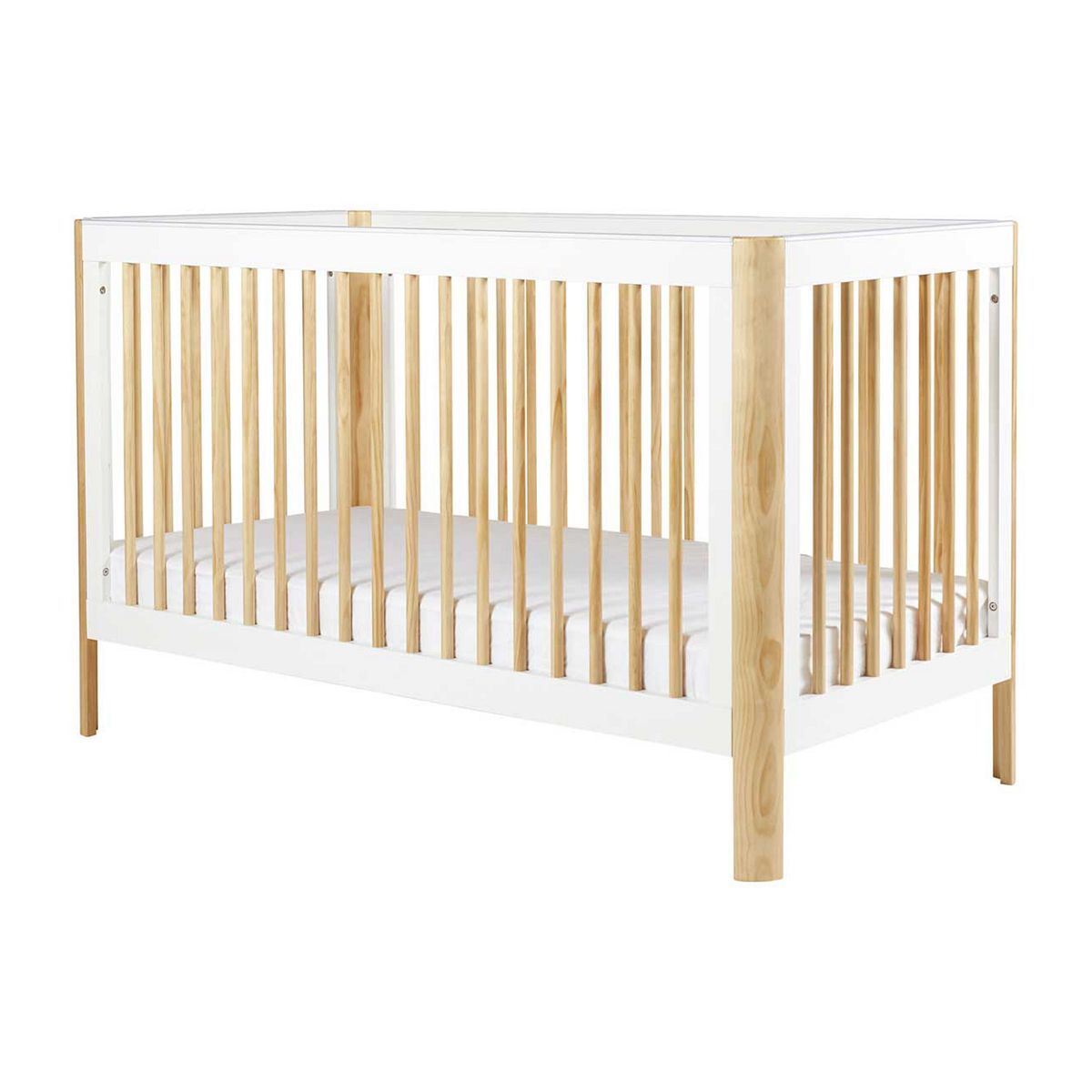 Ickle Bubba Tenby Classic Cot Bed - Scandi White