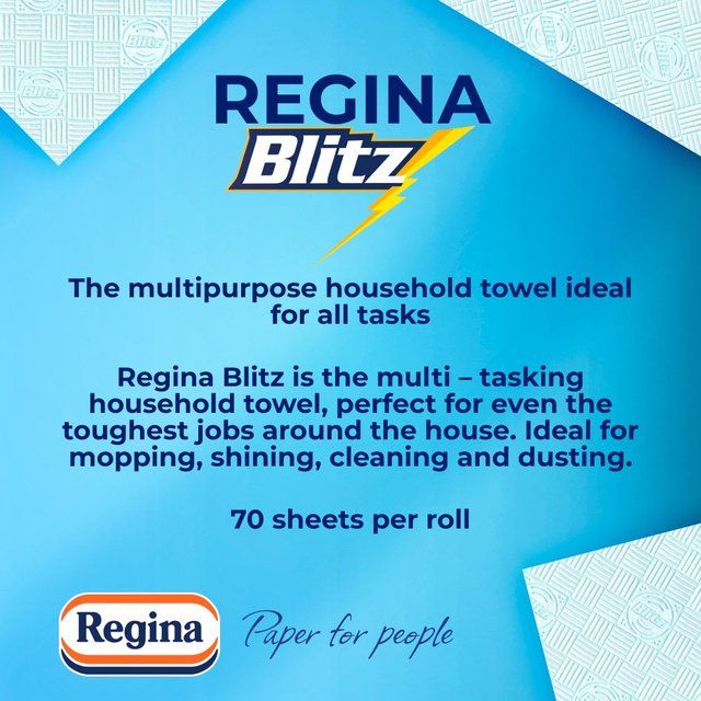 Regina Blitz Household Towel   2 per pack