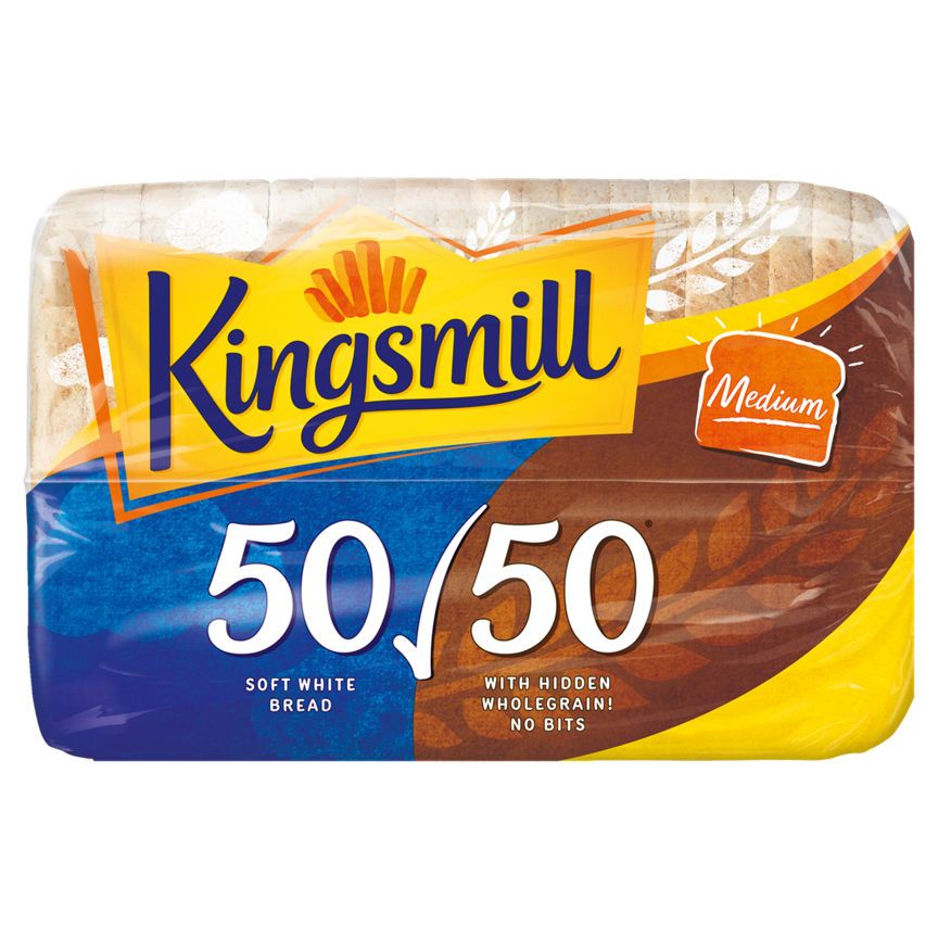 Kingsmill Medium 50/50 Bread GOODS ASDA   