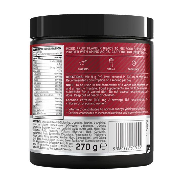 Optimum Nutrition Amino Energy Orange 270g Amino Acids Supplements Holland&Barrett