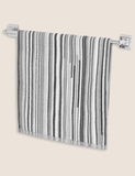 Pure Cotton Striped Towel Bathroom M&S   