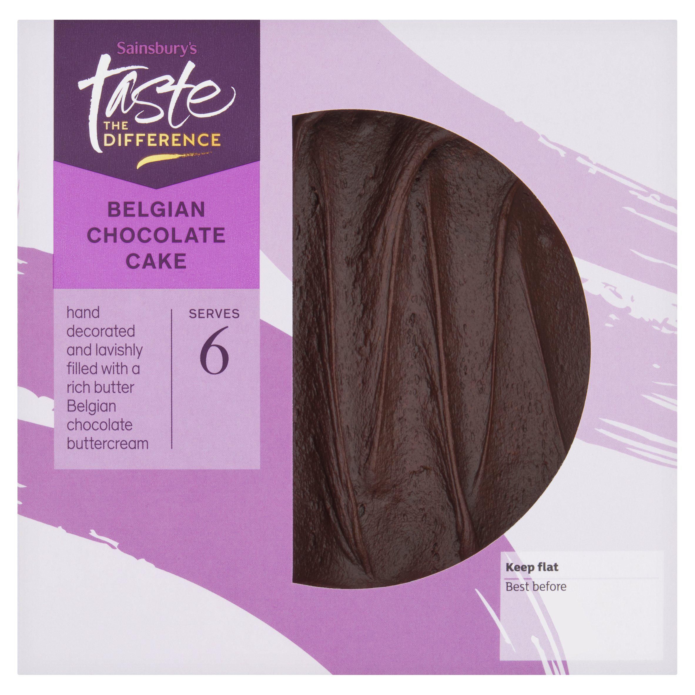 Sainsbury's Chocolate Cake, Taste the Difference 395g GOODS Sainsburys   