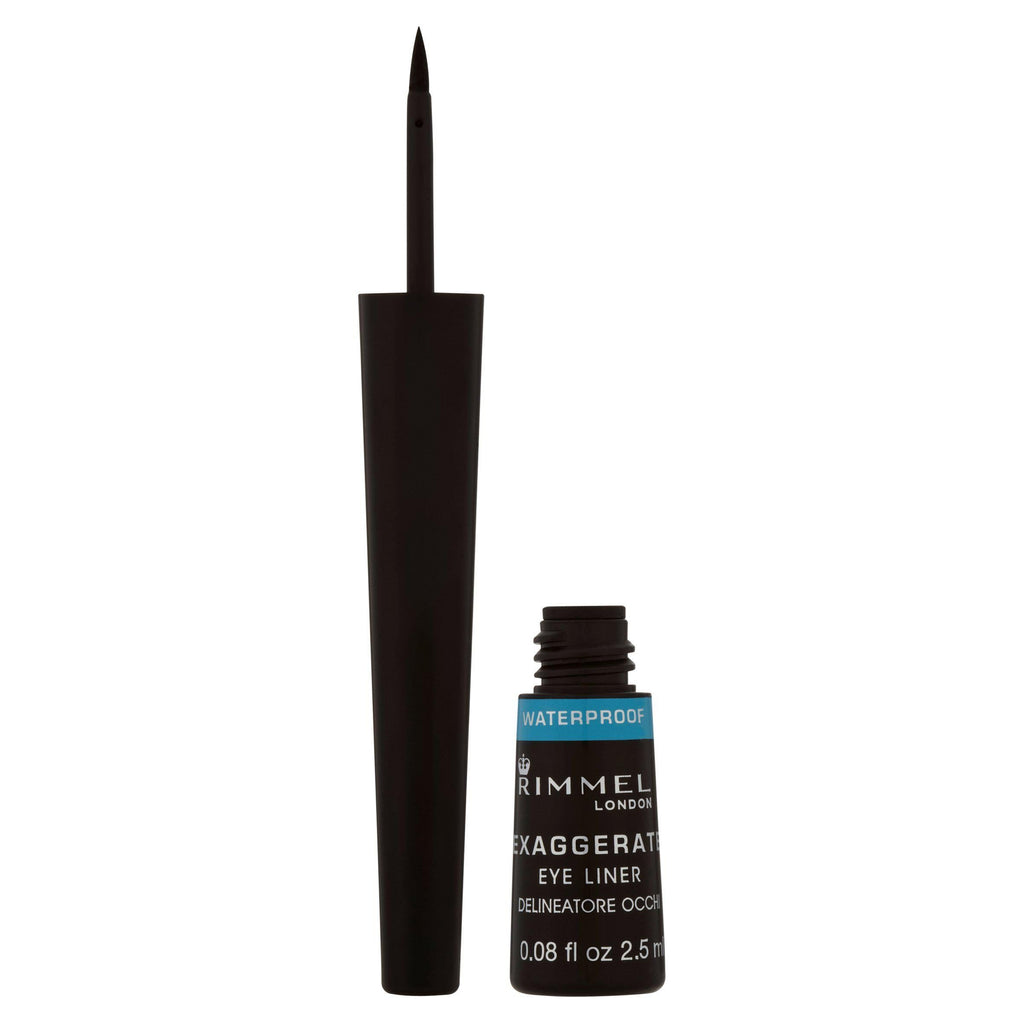 Rimmel London Exaggerate Liquid Eye Liner 003 Waterproof Black 2.5ml