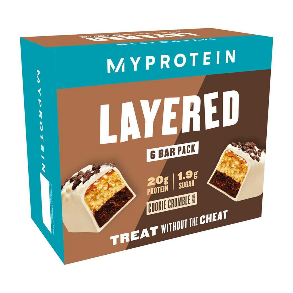 Myprotein Cookie Crumble Layered Bar 60g - 6 Bars