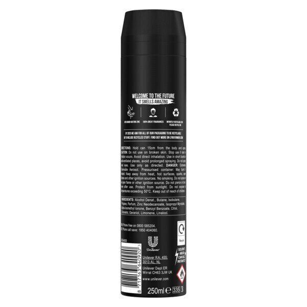 Lynx Deodorant Aerosol Bodyspray Xxl Black 250ml GOODS Superdrug   