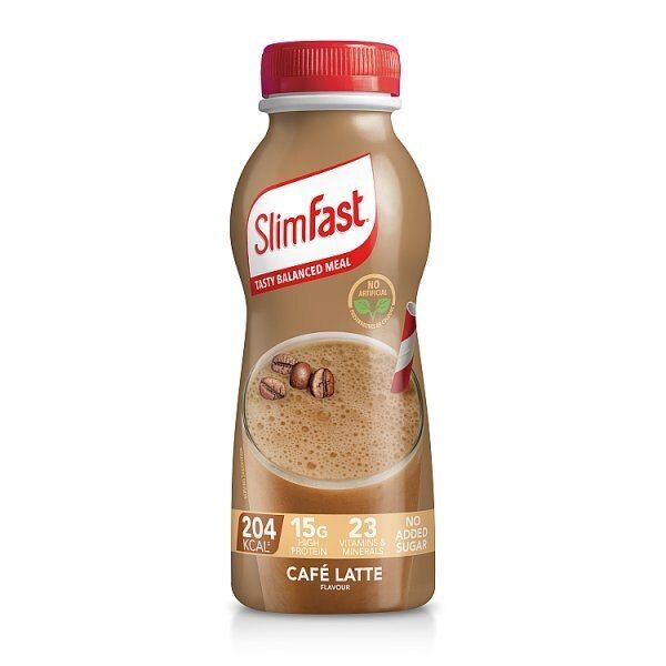 SlimFast Protein Cafe Latte Flavour Shake 325ml GOODS Superdrug   