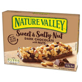 Nature Valley Sweet & Salty Nut Dark Chocolate with Peanuts Bars   4 x 30g Crisps, Nuts & Snacking Fruit M&S   