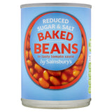 Sainsbury's Reduced Sugar &amp; Salt Baked Beans In Tomato Sauce 400g