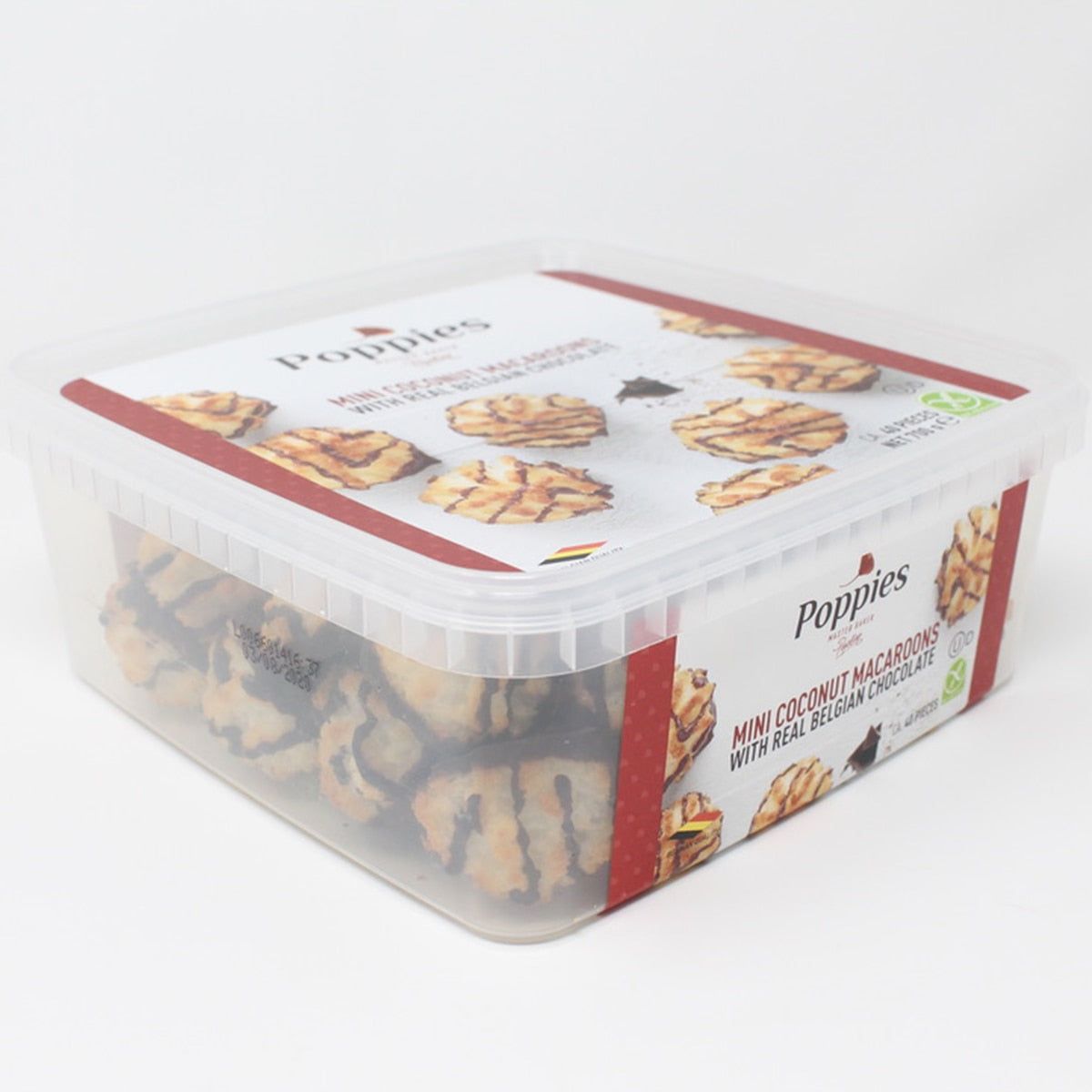 Poppies Mini Coconut Macaroons with Real Belgian Chocolate, 700g GOODS Costco UK